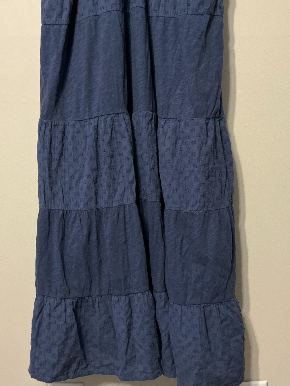 Lucky Brand Dark Blue Tiered Maxi Sundress - Picture 4 of 9